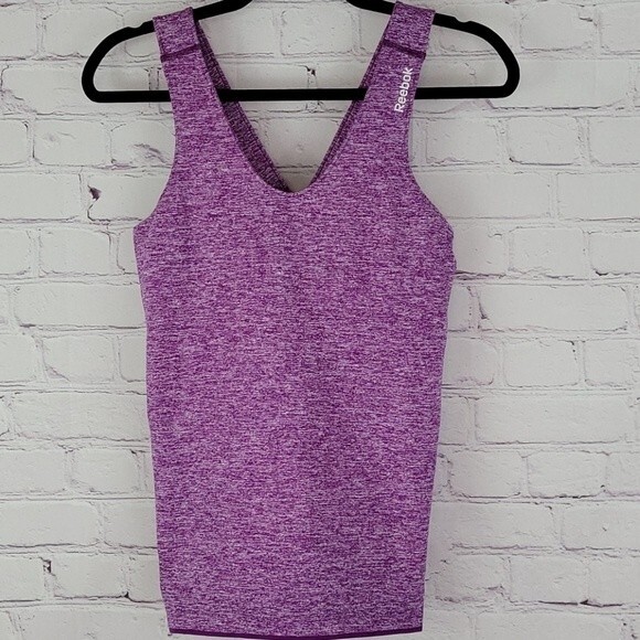 Reebok Heathered Purple Active Tanktop Size Small - Picture 1 of 6